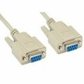 Swe-Tech 3C DB9 Female Serial Cable, DB9 Female, UL rated, 9 Conductor, 1:1, 25 foot FWT10D1-03425